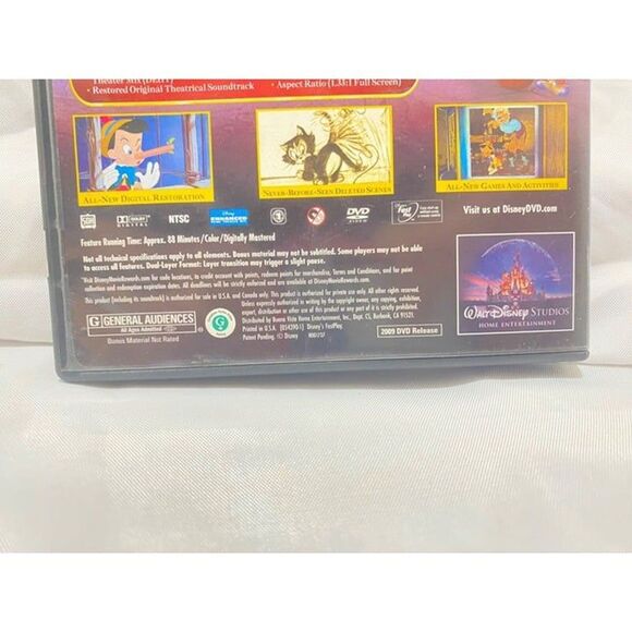 Disney Pinocchio Platinum Edition 70th Anniversary DVD Movie - Picture 6 of 12